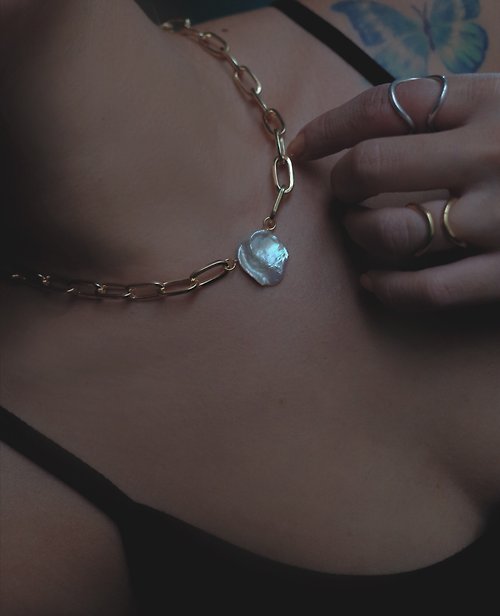 5AMjewelry 磁扣珍珠項鍊