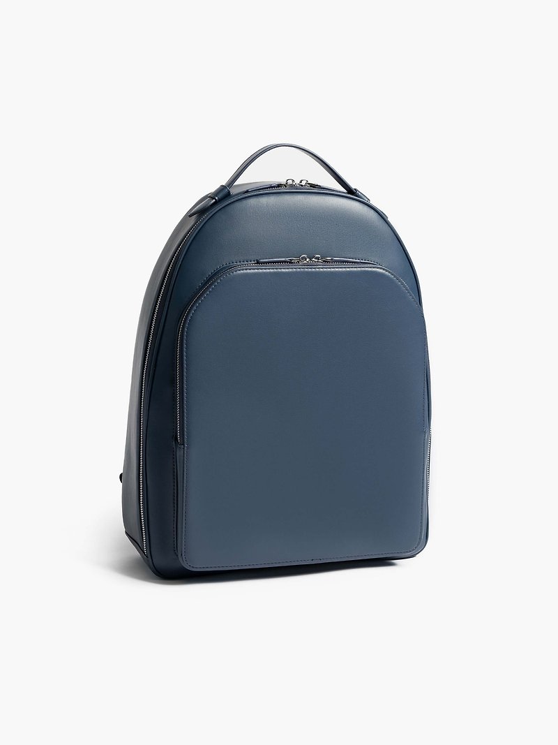 Avant Slim Commuter Backpack (Navy) - กระเป๋าเป้สะพายหลัง - วัสดุอีโค สีน้ำเงิน