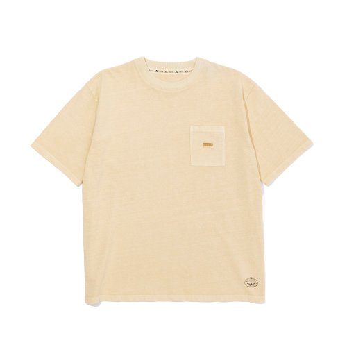POLER 臺灣總代理 日本限定 POLER PRM PIGMENT DYE TEE 日式染洗仿舊TEE / 灰米色