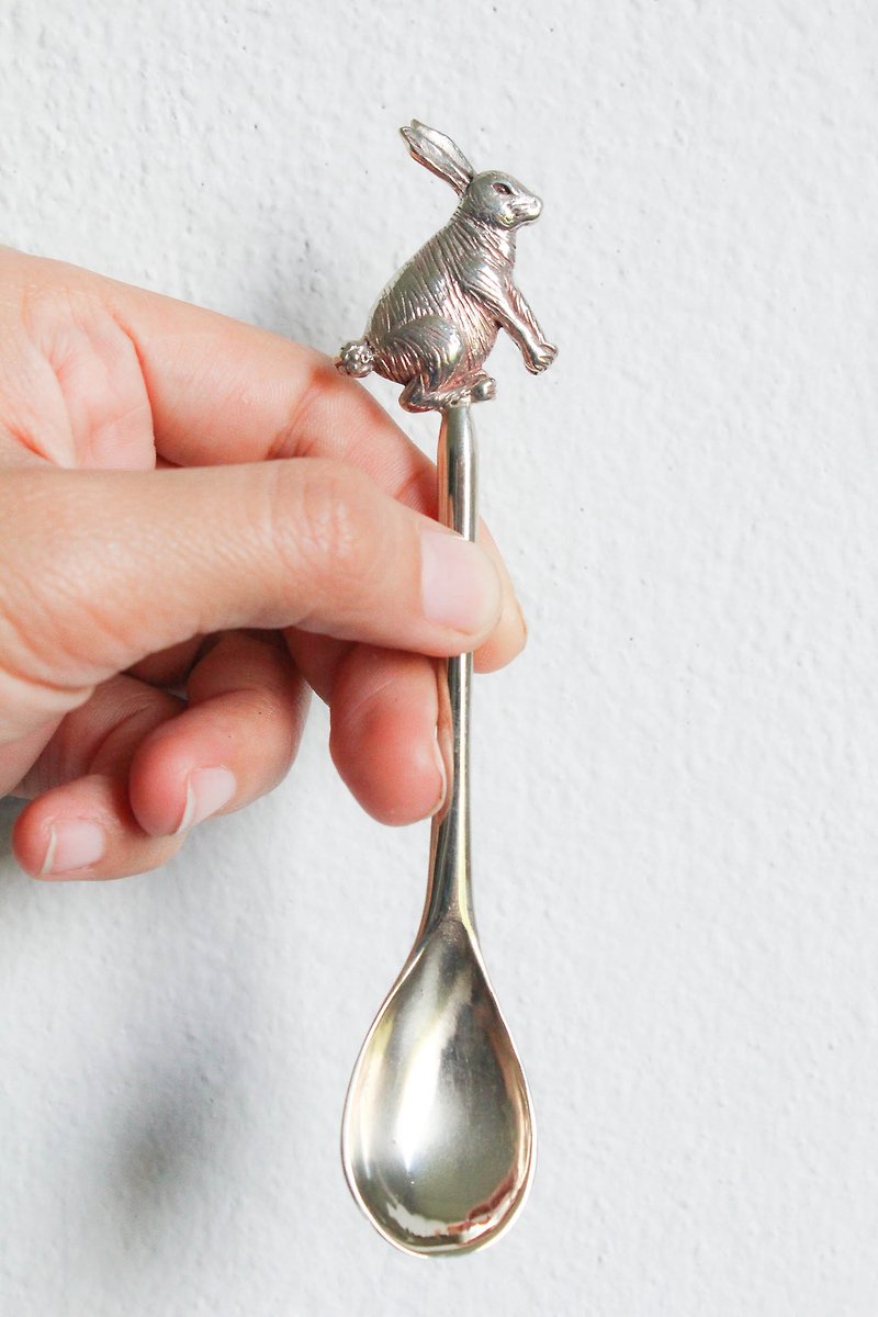 Rabbit spoon (copper) - 刀/叉/湯匙/餐具組 - 其他材質 