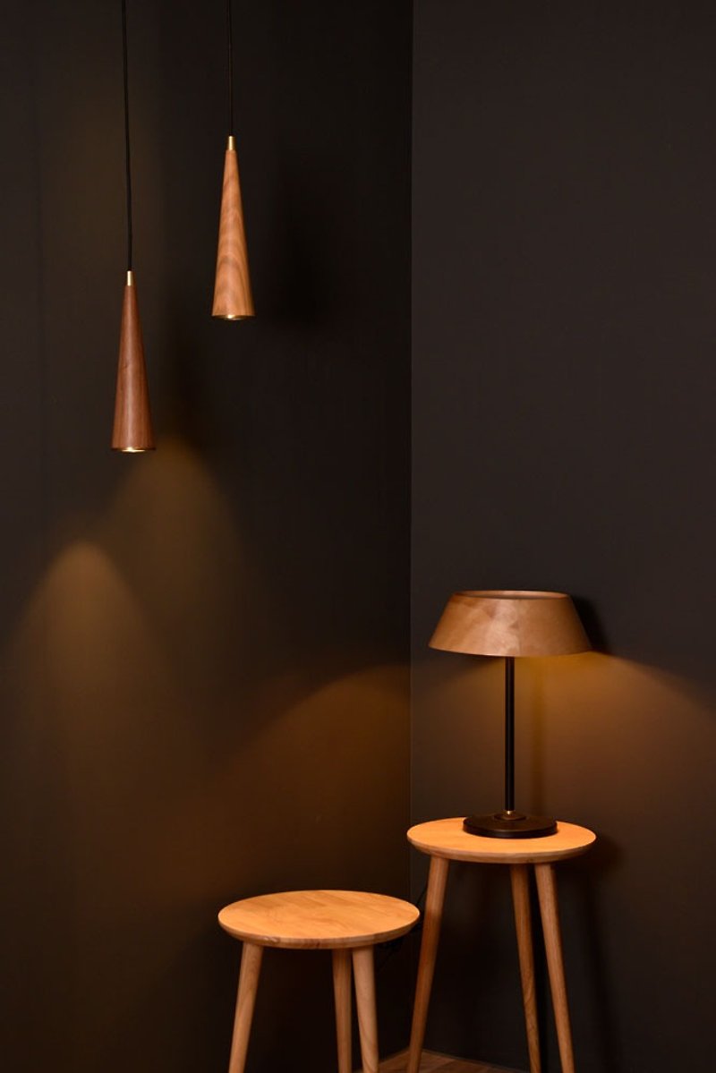 靜山(T) SERENE(T) 木質桌燈 可替換光源(E14) - 燈具/燈飾 - 木頭 
