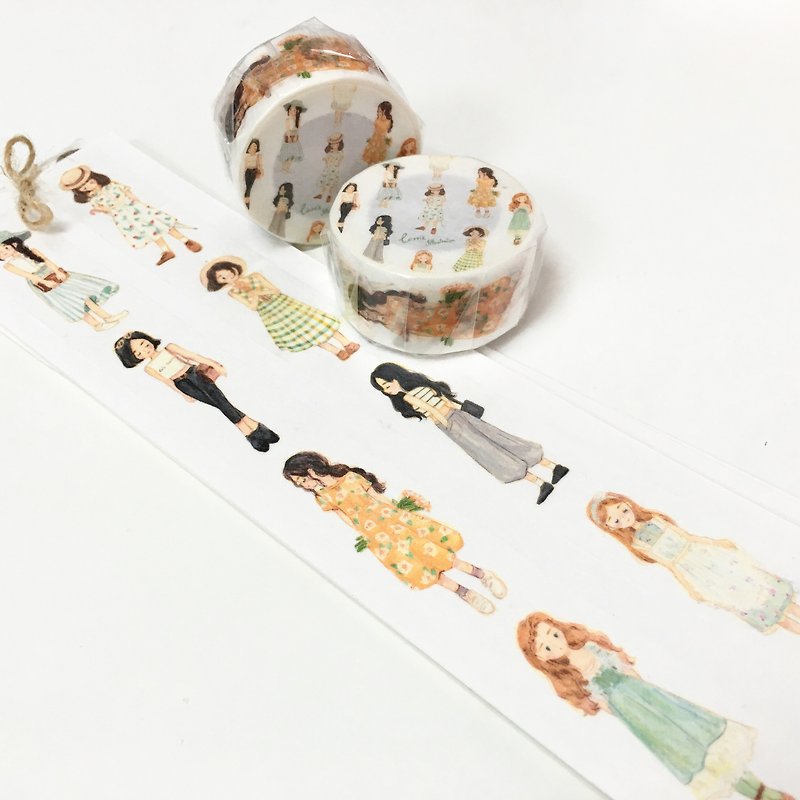 Fashion Girls Masking-tape - Washi Tape - Paper 