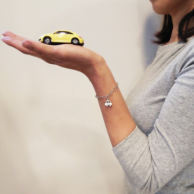 car bracelet | mittag jewelry | handmade and made in Taiwan - สร้อยข้อมือ - เงิน สีเงิน