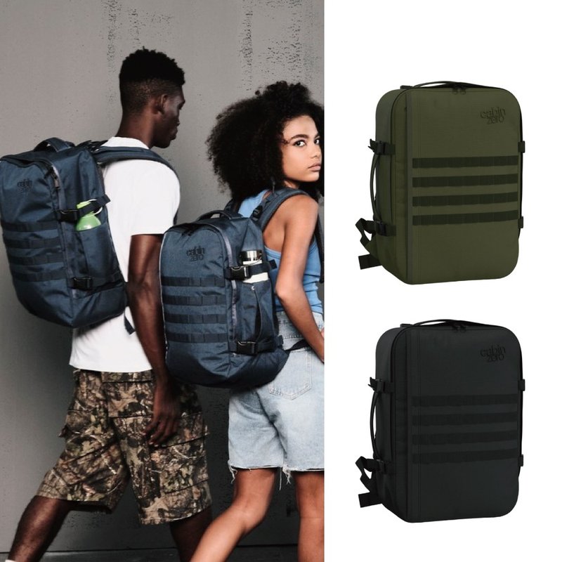 CabinZero British Light Brigade Boarding Backpack 44L-Military Style 2.0 (Mountain/Travel Bag) - กระเป๋าเดินทาง/ผ้าคลุม - วัสดุอื่นๆ หลากหลายสี