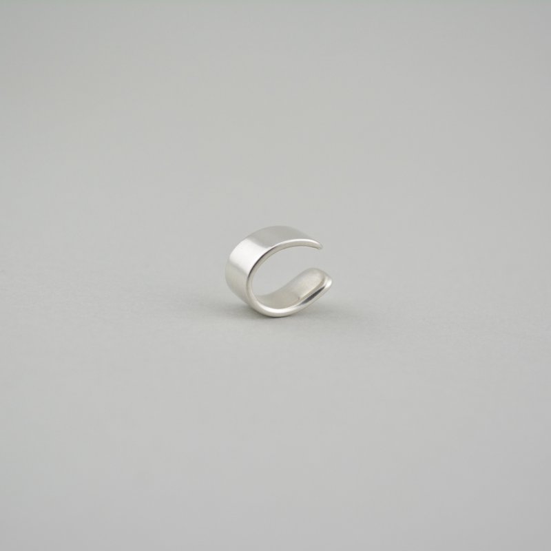 基本款耳扣 - 耳環/耳夾/耳骨夾 - 銀 銀色