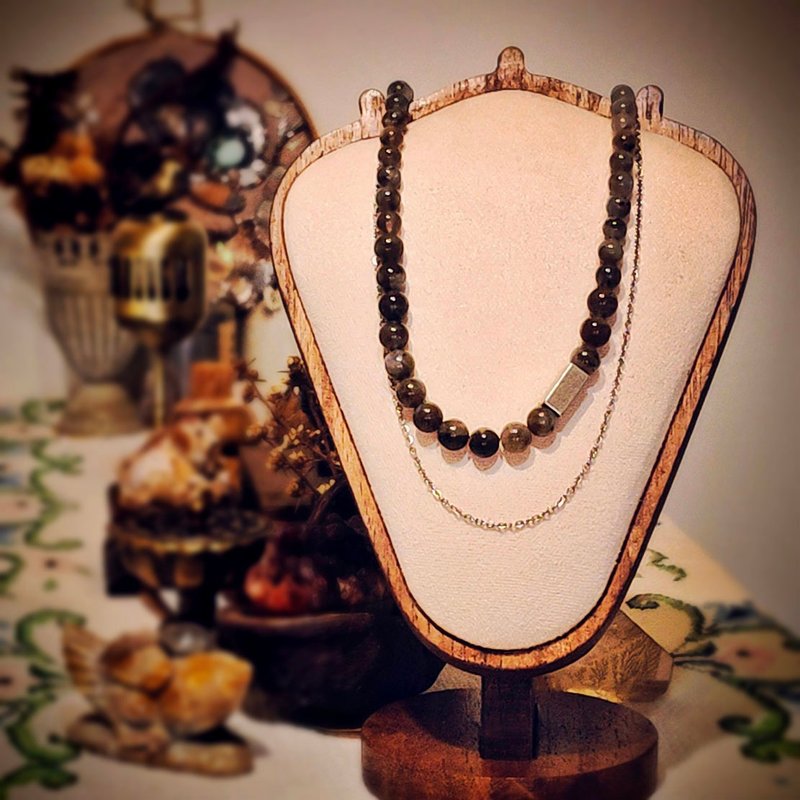 幽光流轉項鍊 | 拉長石 | 一品一拍 | - 項鍊 - 水晶 