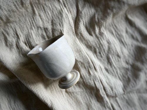 阿法卡朶・蒔光窯記事 野獸高腳杯・茶杯・咖啡杯・酒杯 - 鮮奶油系列 No 4