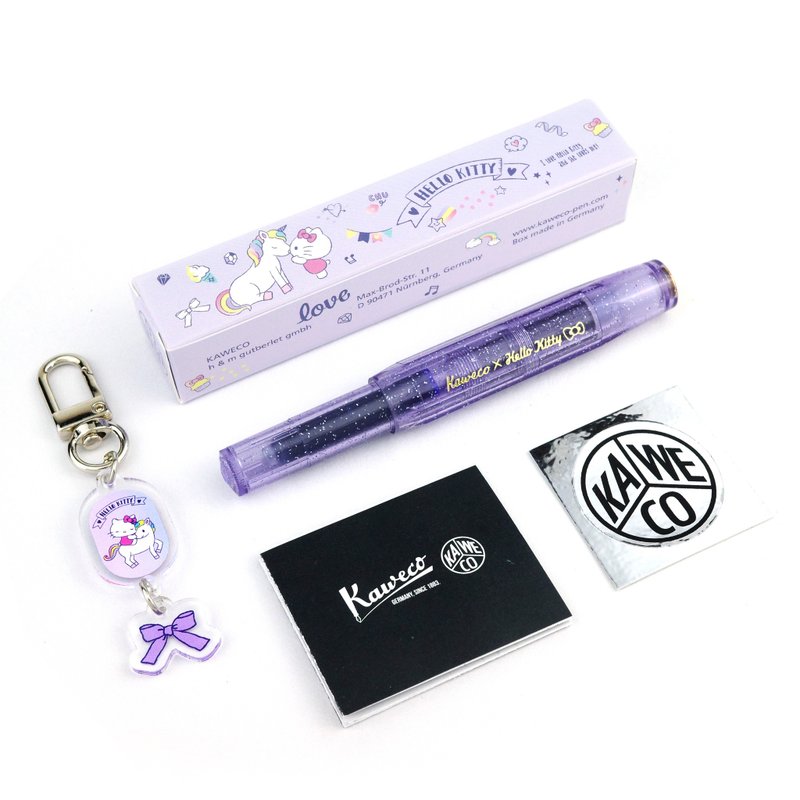 Kaweco X Hello Kitty Classic Sport Fountain Pen สี Stardust Violet - ปากกาหมึกซึม - เรซิน สีม่วง