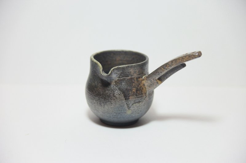 藏菁ㅣ還原燒側把茶海 - 茶壺/茶杯/茶具 - 陶 