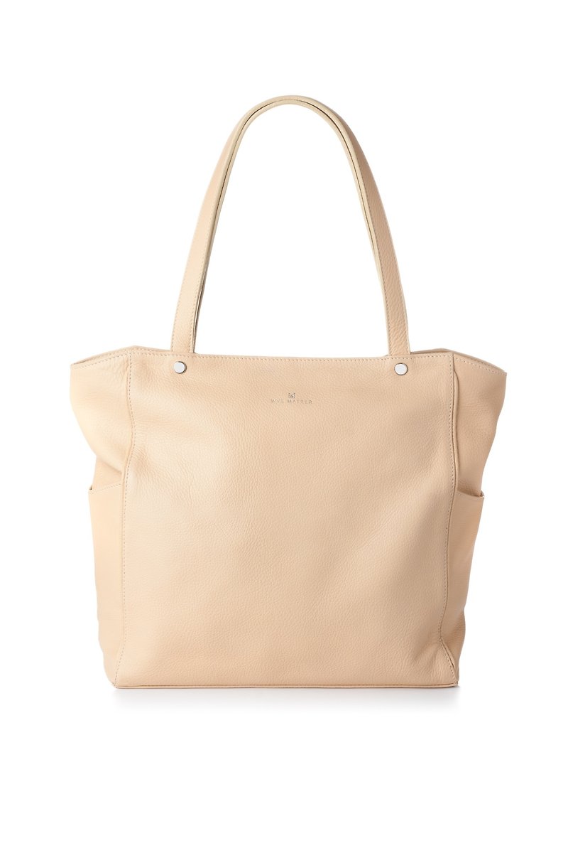 JAXSEN Tote Bag | Vanilla - 側背包/斜背包 - 真皮 粉紅色