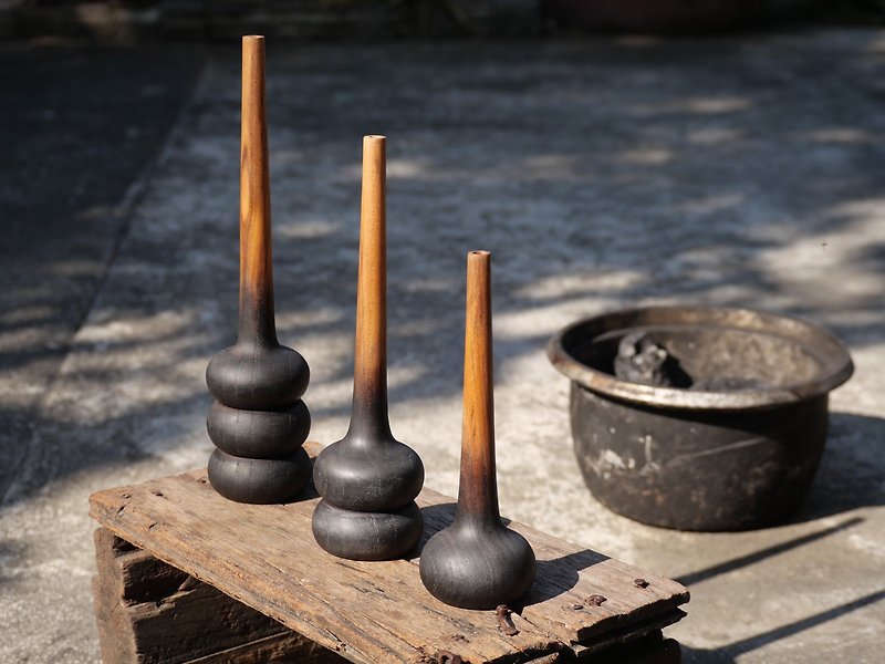 abacus wood vase - Items for Display - Wood 