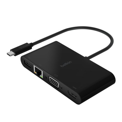 Belkin 香港經銷 Belkin - USB-C 多媒體 + 充電轉接器 (100 W)