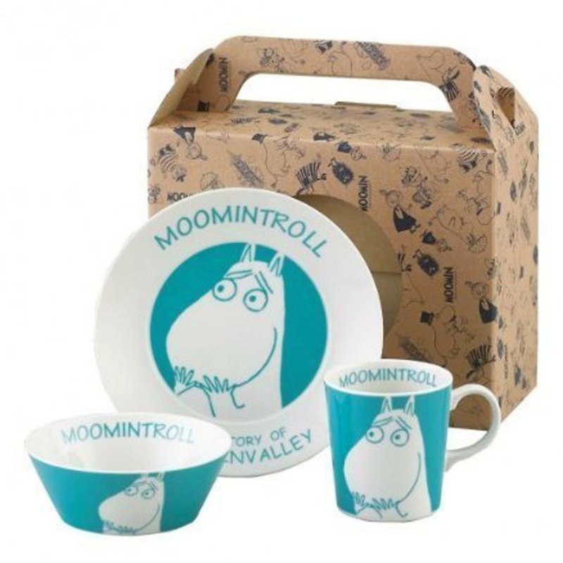 MOOMIN 噜噜米-expression series 3 piece gift box (glutinous rice) - Other - Pottery 