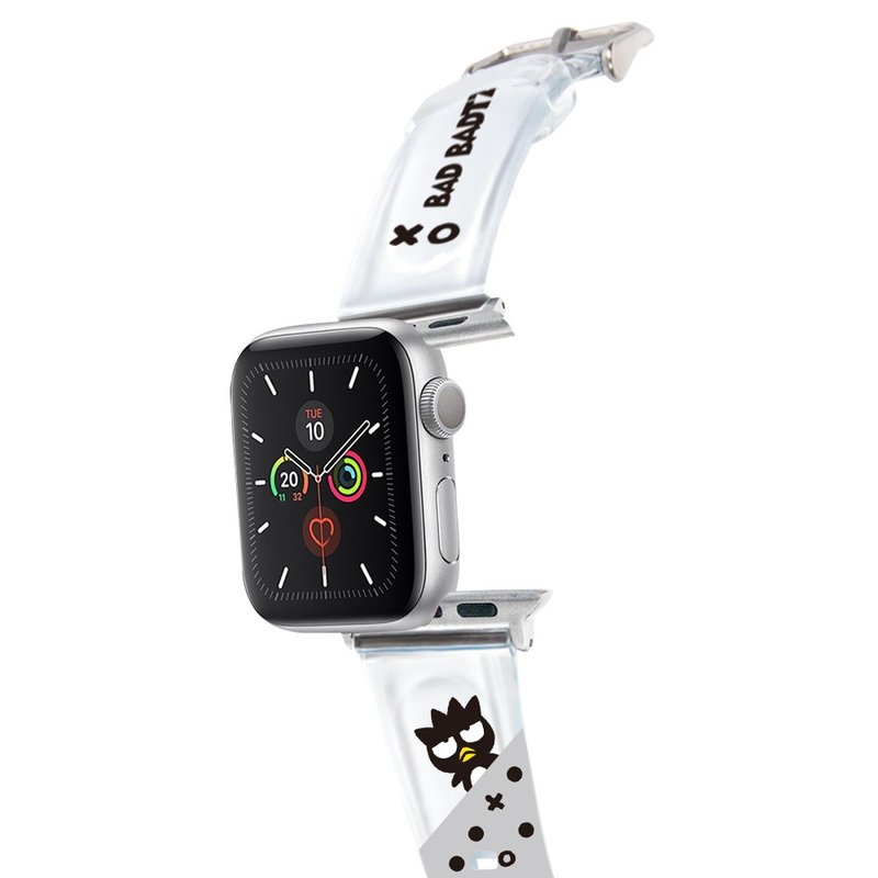 【Hong Man】三麗鷗系列 Apple Watch PVC錶帶 點點酷企鵝 - 錶帶 - 塑膠 灰色