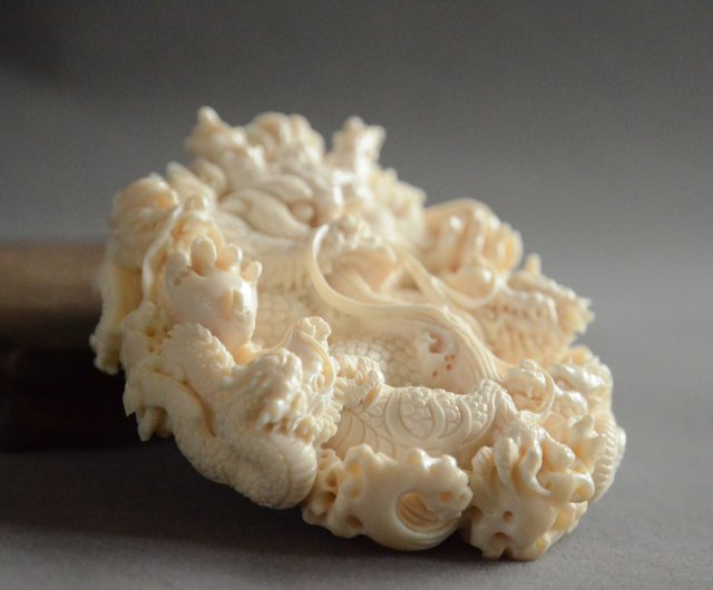 お花のチェンジャブルカービング*マンモス*ナンタケットバスケット