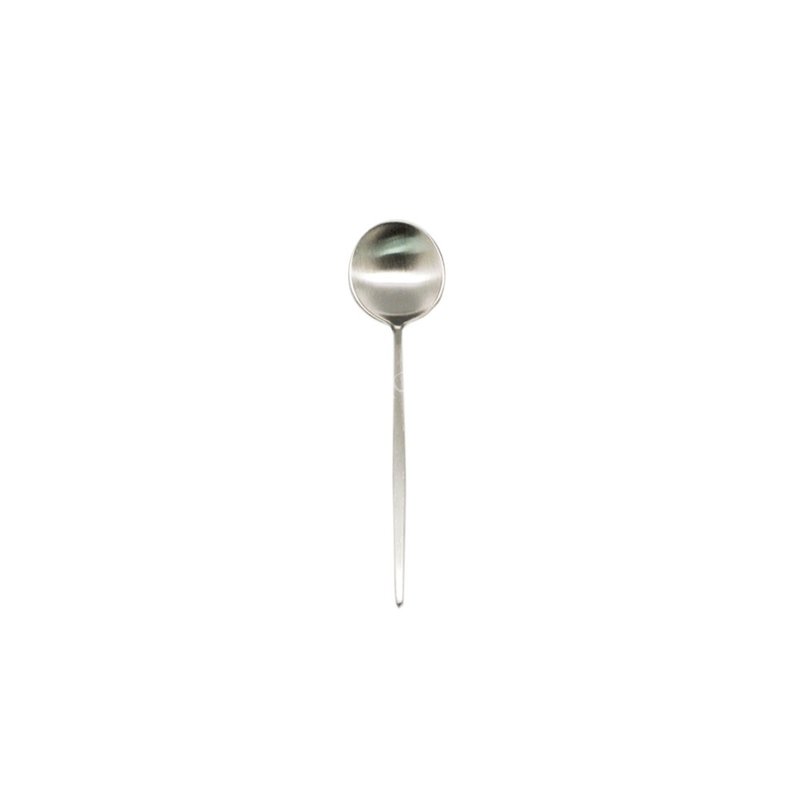 葡萄牙 Cutipol  MOON霧銀 12cm 咖啡匙 - 刀叉/湯匙/餐具組 - 不鏽鋼 銀色