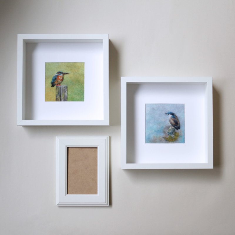 2025.01.18【Needle Felt】Small Exercises on Life Scenery—Birds in the City - เย็บปักถักร้อย/ใยขนแกะ/ผ้า - ขนแกะ 