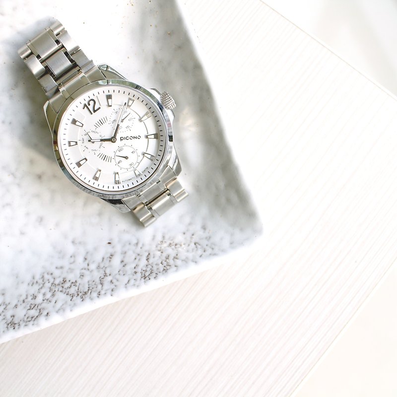 【PICONO】Glamour / Silver watch / SG-22904 - นาฬิกาผู้หญิง - โลหะ สีเงิน