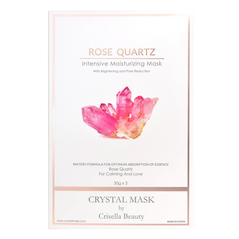 【Hydro-Clarifying】600sec Rose Quartz SOS Intensive Moisturizing Mask - Face Masks - Paper Pink