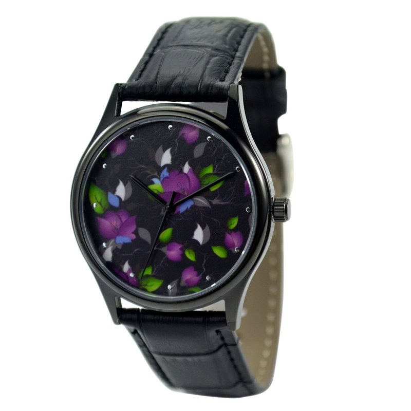 Floral Pattern Watch - Free shipping worldwide - นาฬิกาผู้หญิง - โลหะ หลากหลายสี