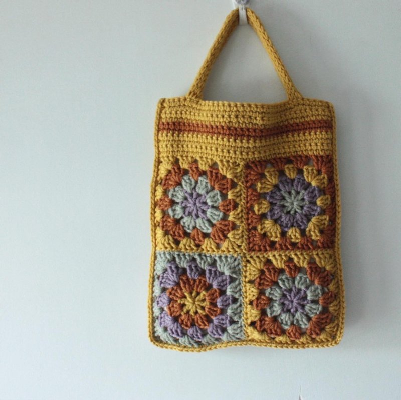 Vintage tile handbag | custom models - Handbags & Totes - Wool 