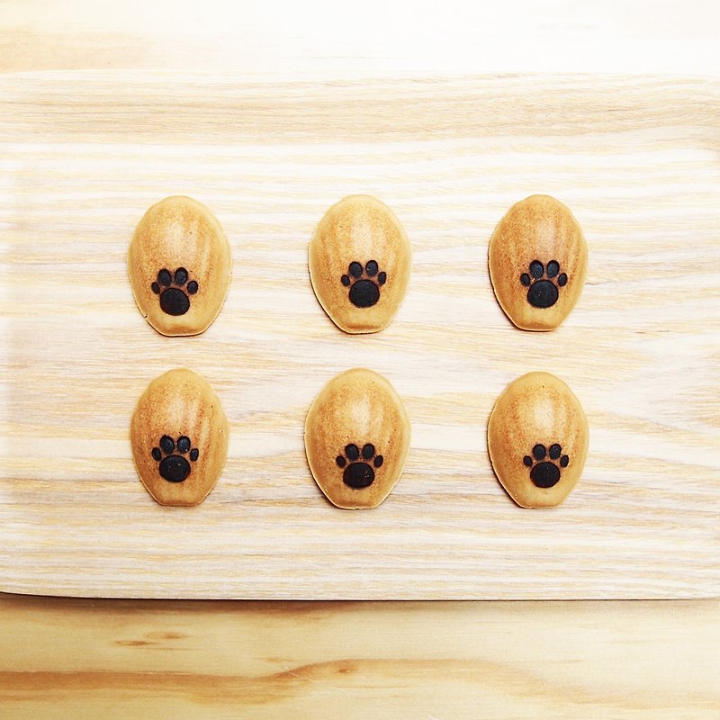 [Dog Food] Mini Honey Coconut Oil Madeleine Biscuits 10pcs - อาหารแห้งและอาหารกระป๋อง - อาหารสด สีส้ม