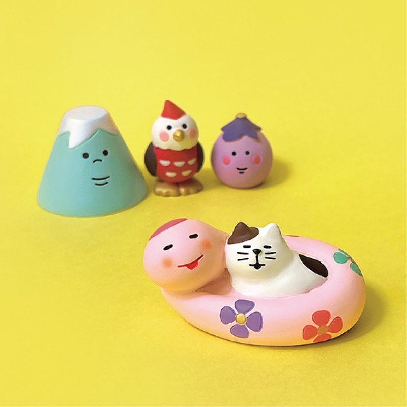 日本のデコール コンコンブル - ラッキースネーク - 置物 - レジン 多色