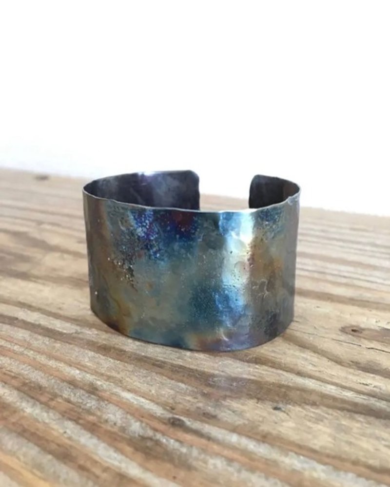 Silver bangle "LUNE" - Bracelets - Other Metals 