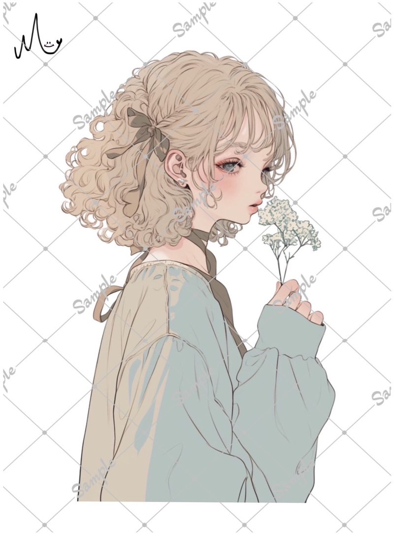 オリジナル人物ステッカー - 貼紙 - 紙 