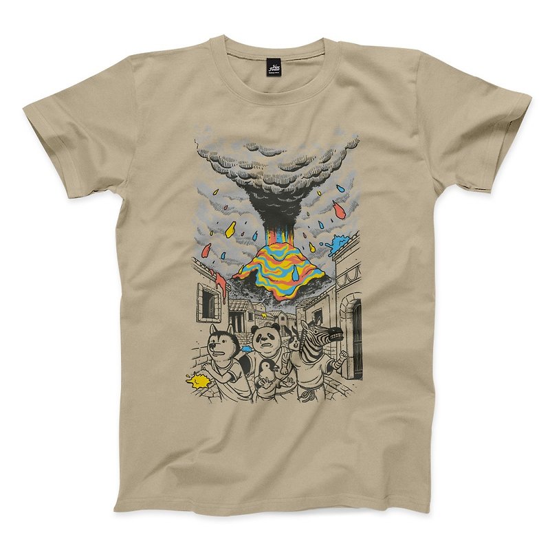 Color Escape- Khaki-Unisex T-shirt - Men's T-Shirts & Tops - Cotton & Hemp Khaki