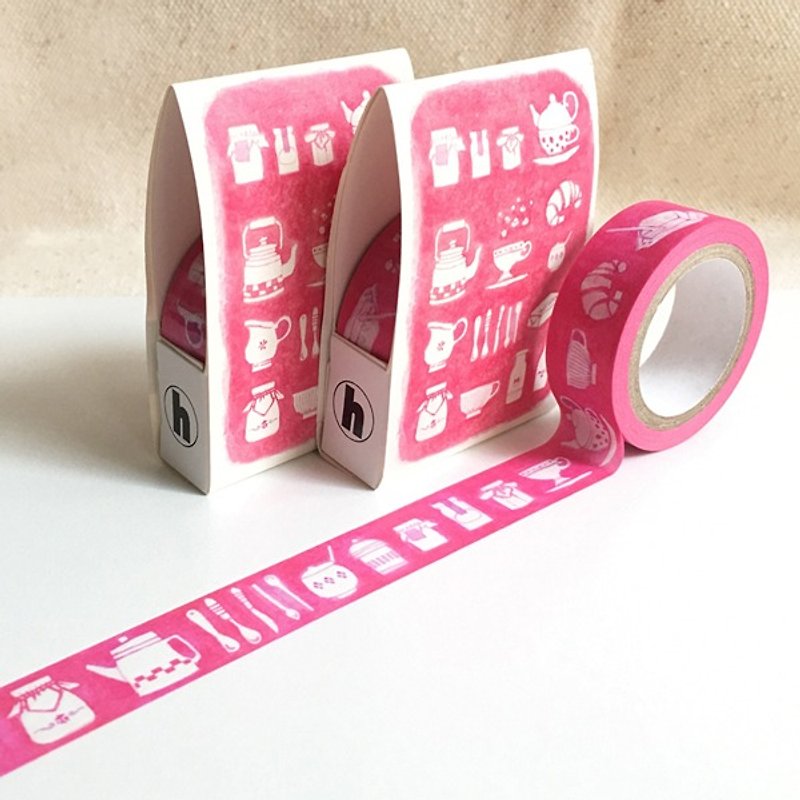 Life-Tea Time2  Washi Tape - มาสกิ้งเทป - กระดาษ 