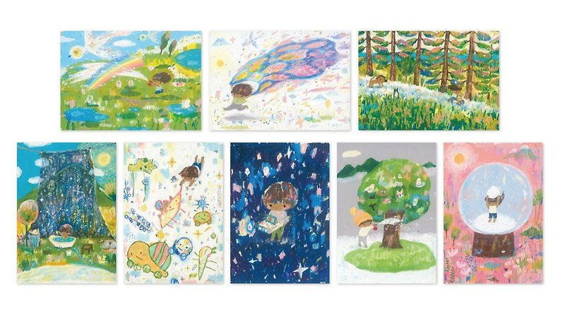 Kid-big postcard - Cards & Postcards - Paper Multicolor