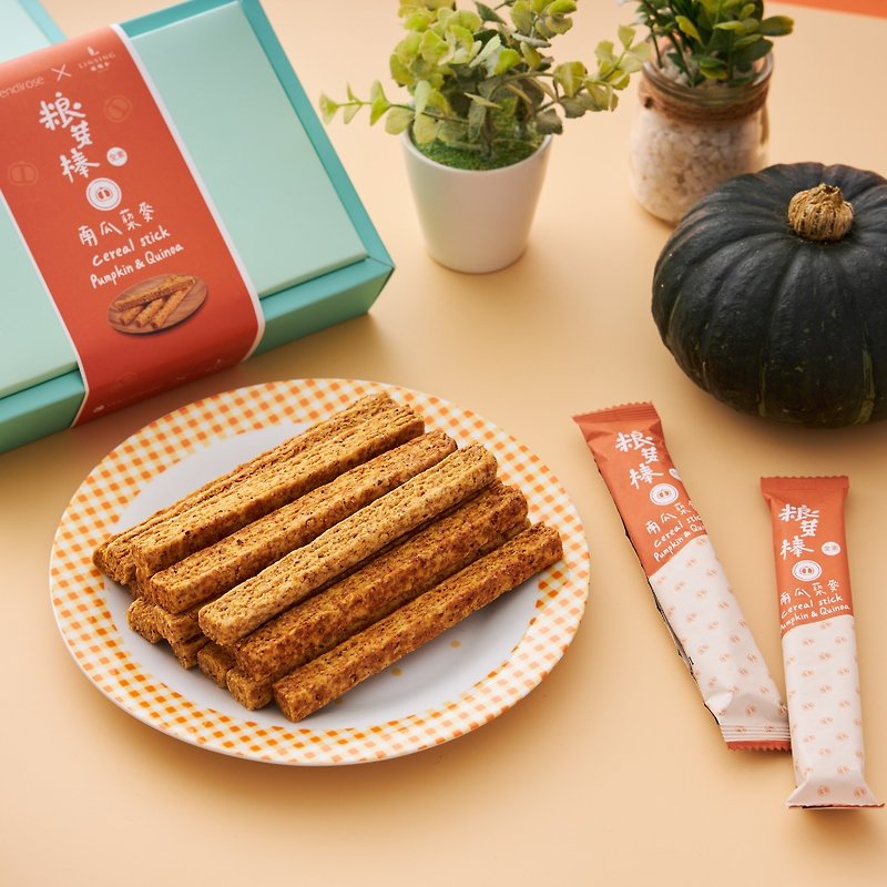 *The first choice for healthy snacks for both adults and children*[Lin Ginkgo] Grain Sprout Bar Sharing Box - Pumpkin Quinoa 448g - ขนมคบเคี้ยว - วัสดุอื่นๆ 
