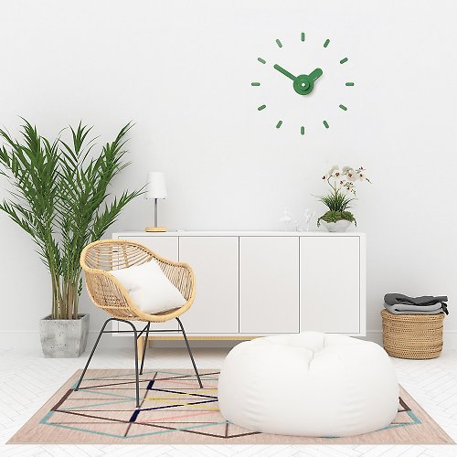 ontime On-Time Wall Clock Peel and Stick V1M green 48-60 Cm.