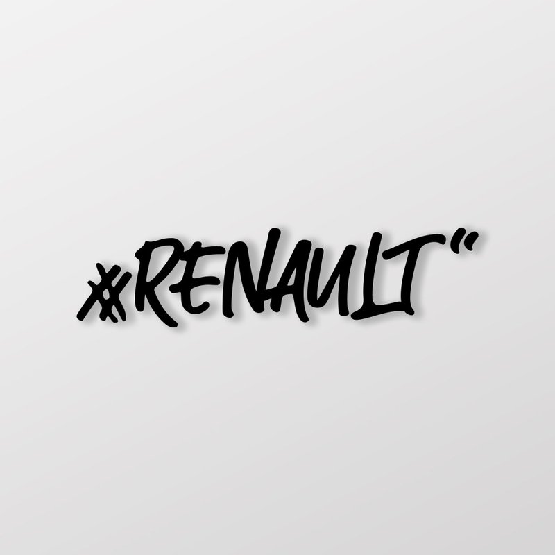 #RENAULT/車貼、貼紙 SunBrother孫氏兄弟 - 貼紙 - 防水材質 