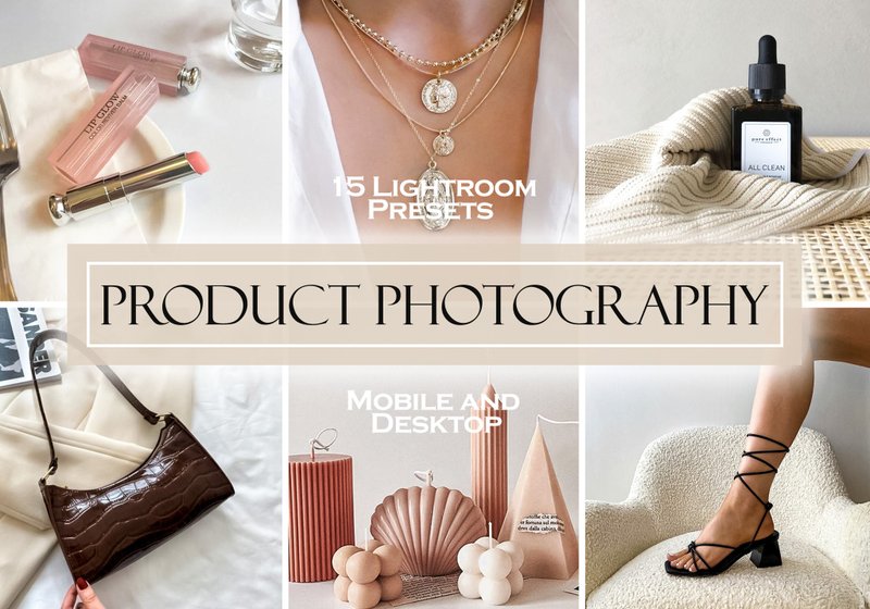 15 best PRODUCT PHOTOGRAPHY lightroom presets - 插畫/繪畫/寫字 - 其他材質 白色