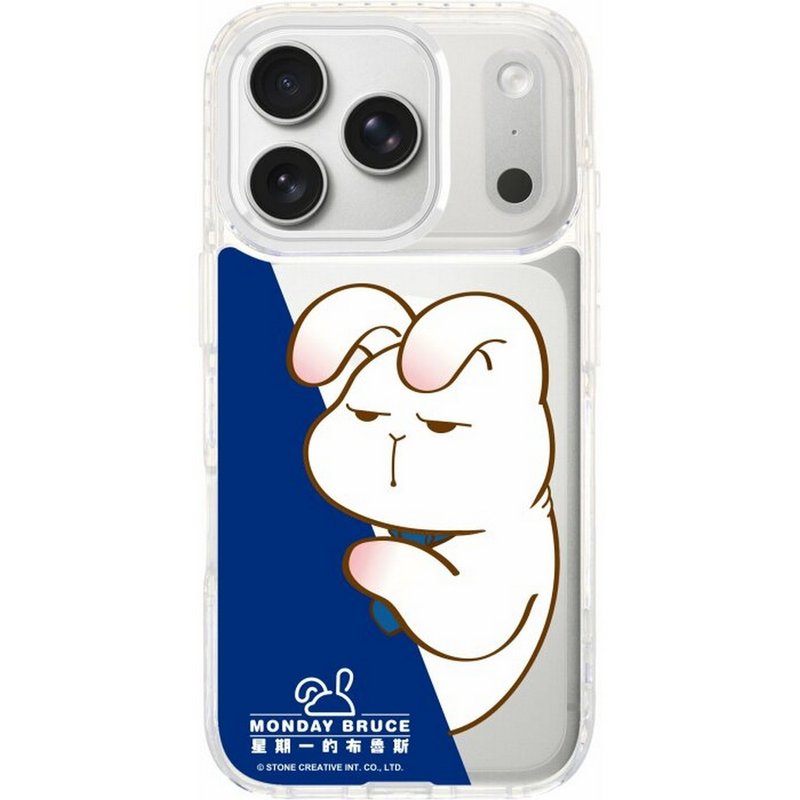 星期一 Bruce 需要休息一下 iPhone17 Pro 透明/磁吸磁換式手機殻 - 手機殼/手機套 - 塑膠 多色