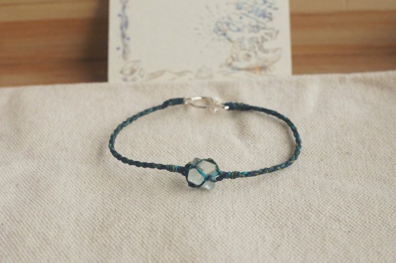 風的結晶_極簡風蠟繩手環 | 小火龍礦編 | - 手鍊/手環 - 半寶石 
