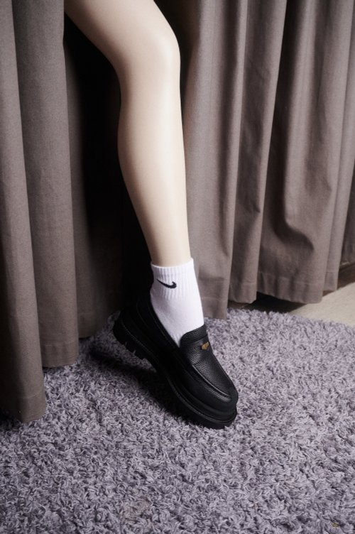VATIC VATIC PENNY LOAFER Nappa 納帕荔枝紋樂福鞋 內外增高63mm 樂福