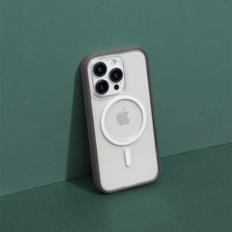 Mod NX(MagSafe兼容)超強磁吸手機殼/泥灰色 for iPhone系列 - 手機配件 - 塑膠 灰色