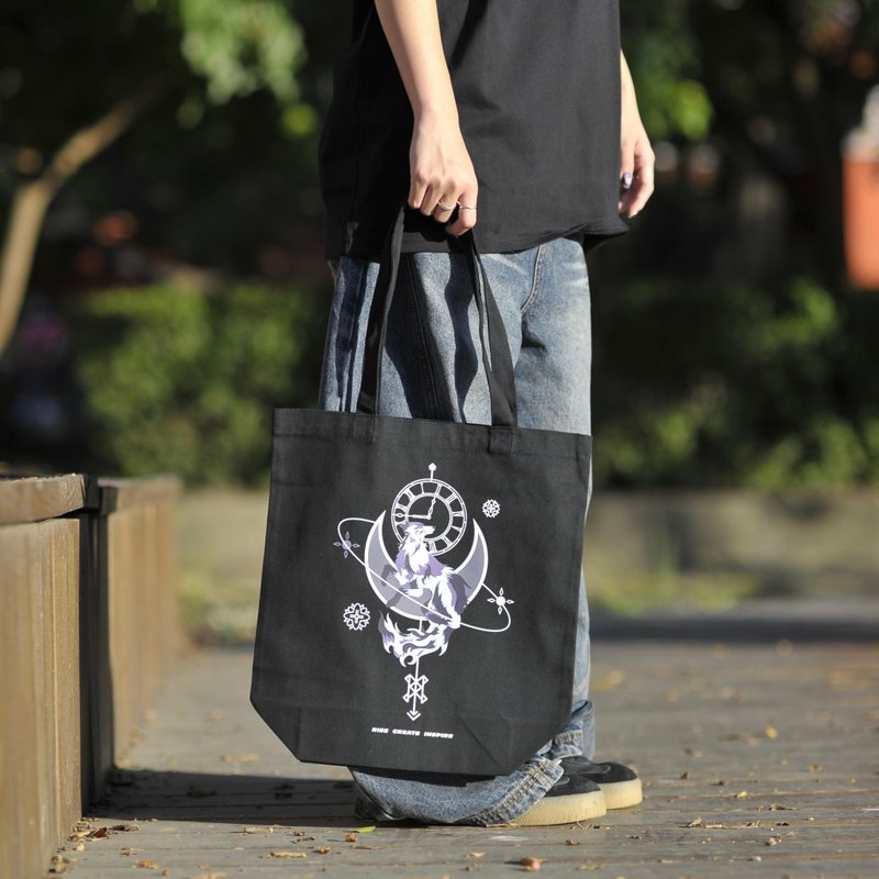 eoabag-04 | 月影蒼狼帆布袋 - 手提包/手提袋 - 棉．麻 