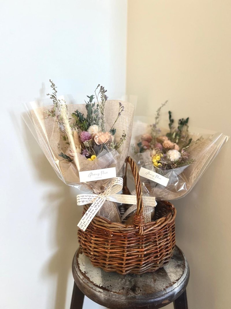 日系清新乾燥花束・Japanese Style Mini Bouquet - 乾燥花/永生花 - 植物．花 