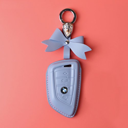 石狗車品 ROCK DOG BMW 植鞣牛皮汽車鑰匙皮套 i3 i4 i8 ix G20 G30 520 刀鋒鑰匙包