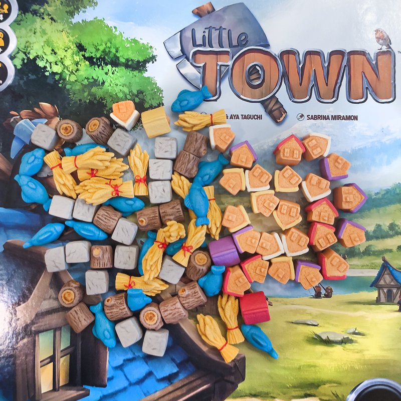 Deluxe Resource Tokens compatible with Little Town board game (full set) - บอร์ดเกม - วัสดุอื่นๆ 