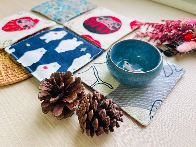 Cotton coasters, thermal pads, photo accessories - Coasters - Cotton & Hemp 