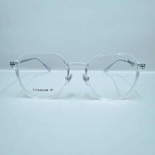 EGlasses。眼鏡物語 站內最高等級UV420濾藍光0度眼鏡│彈性鈦合金鏡框T22033-C3