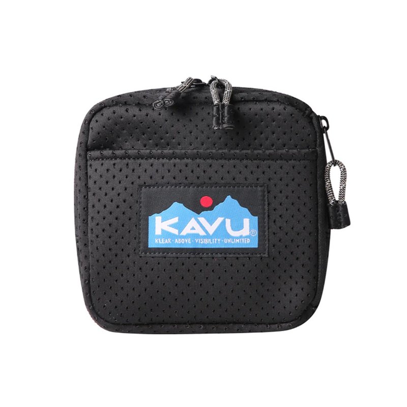 【西雅圖 KAVU】Tybee Cube 多夾層收納包 黑色 #9415 - 化妝包/收納袋 - 其他材質 黑色