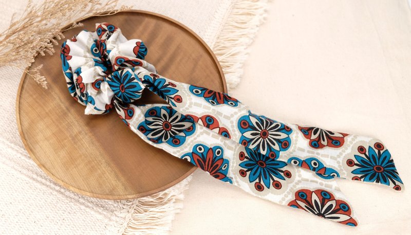 Japan style Scrunchie - ที่คาดผม - วัสดุอื่นๆ สีกากี