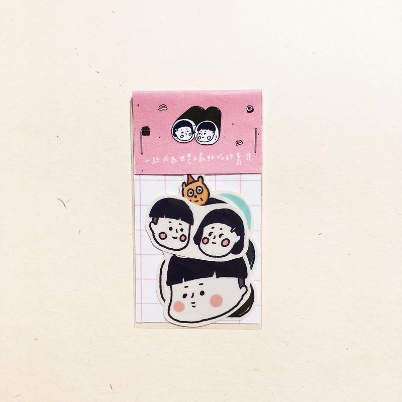 Buddy | Lovers only | Be the best sushi in the world together | Sticker pack - Stickers - Paper Pink