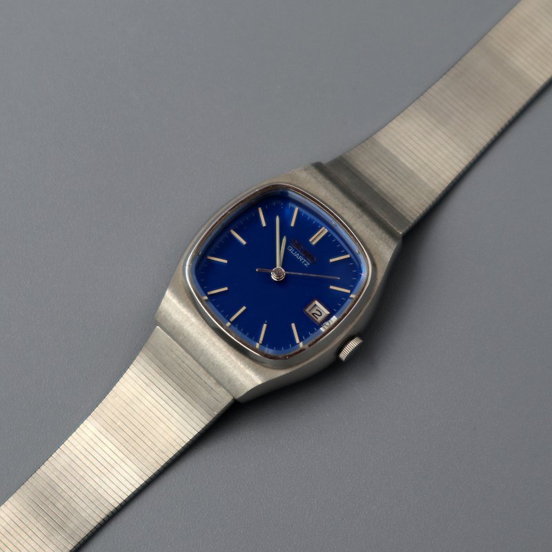 SEIKO Showa Advanced Metal Blue Face Quartz Antique Watch - นาฬิกาผู้หญิง - วัสดุอื่นๆ 